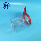 Frascos plásticos do ANIMAL DE ESTIMAÇÃO de Flip Top Hexagonal Clear para os sais de banho 660ml