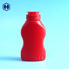 Gel de silicone plástico vazio PP das garrafas da barreira alta vermelha Flip Top 220g 210ml